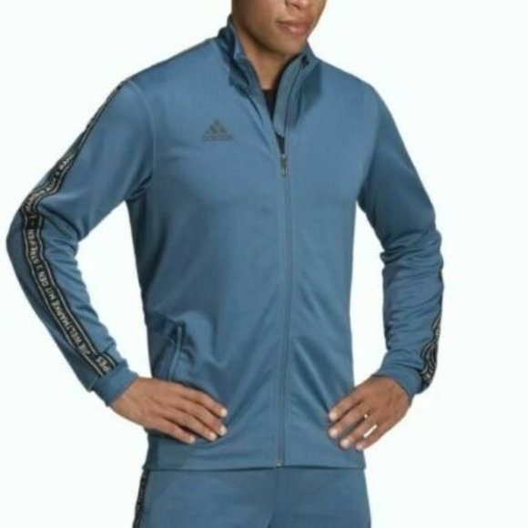 adidas tape track jacket